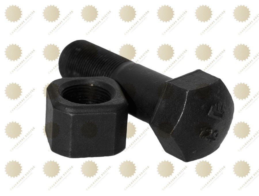 Болт и гайка крепления башмака 176-32-11210, 178-32-11220, 228MA00062